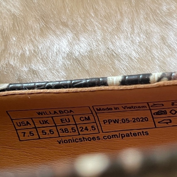 Vionic Willa Boa Black Flat Loafers Size 7.5. NEW WITHOUT BOX - Picture 12 of 14